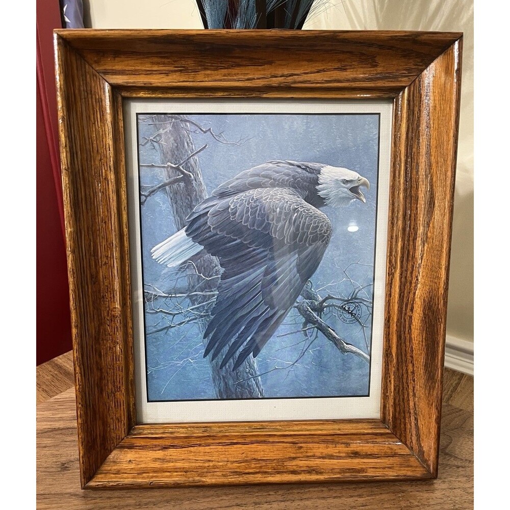 Robert Bateman “The Air, Forest And The Watch” Digital Art Bald Eagle Print